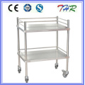 Hospital Stainless Steel Treatment Trolley (THR-MT240)